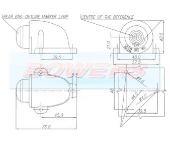WAS W25 LED Marker Light Schematic
